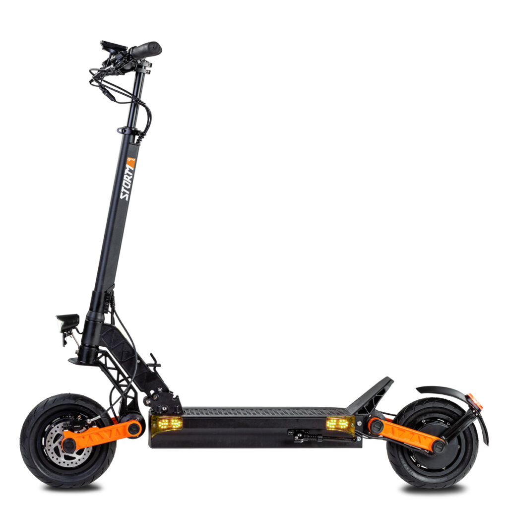 Left side view of the GPad Storm Max electric scooter.