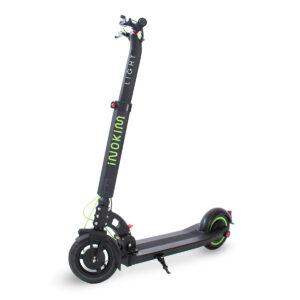 Main view of the INOKIM Light Hero black electric scooter, highlighting its stylish frame and design.
