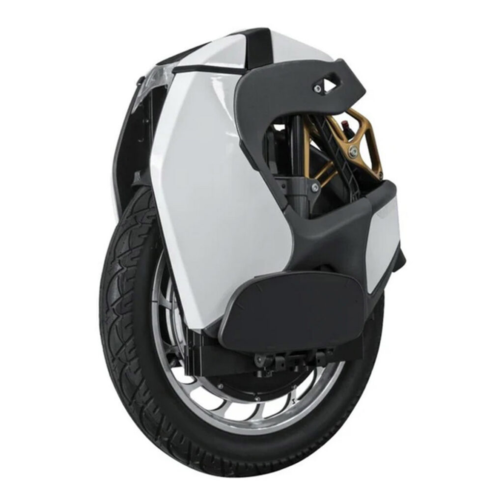 Kingsong S18 electric unicycle main image featuring innovative suspension and modern black frame