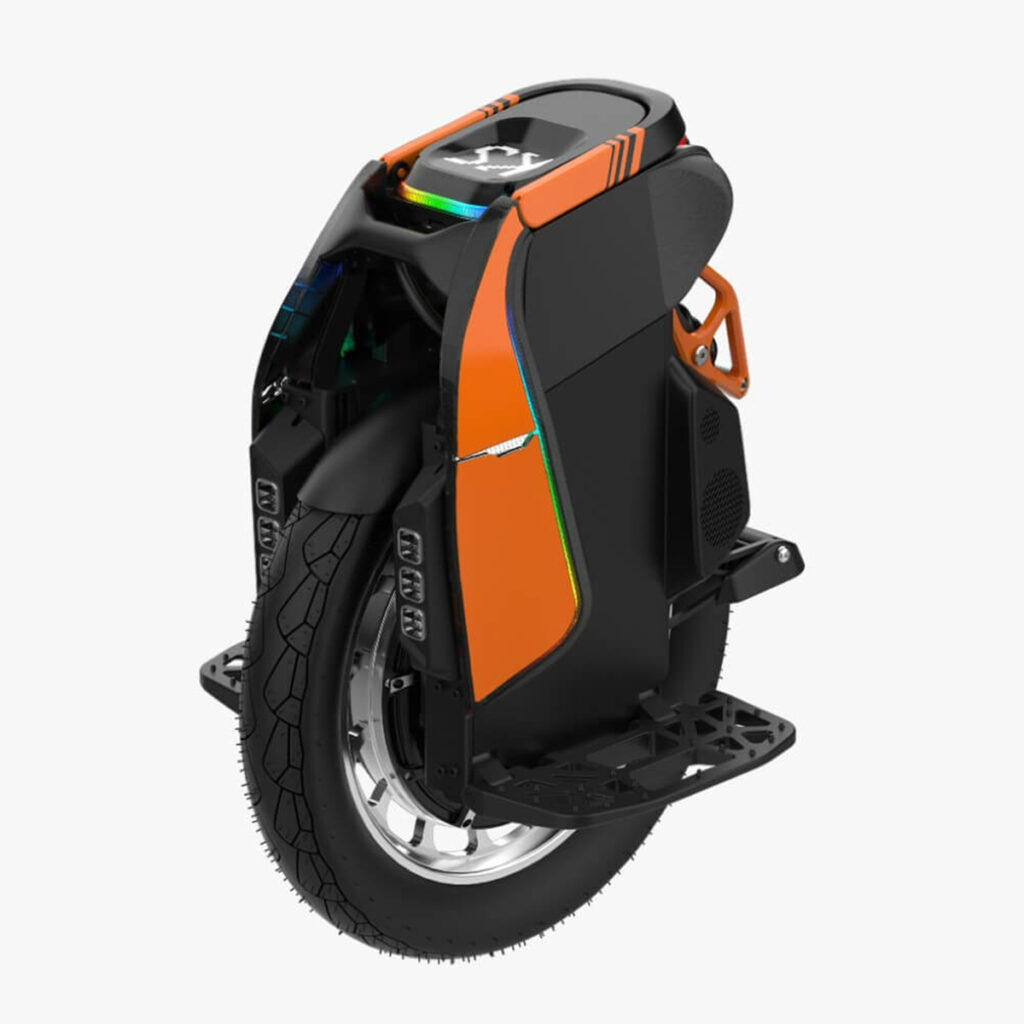 Front angled view of the Kingsong KS-S19 electric unicycle.