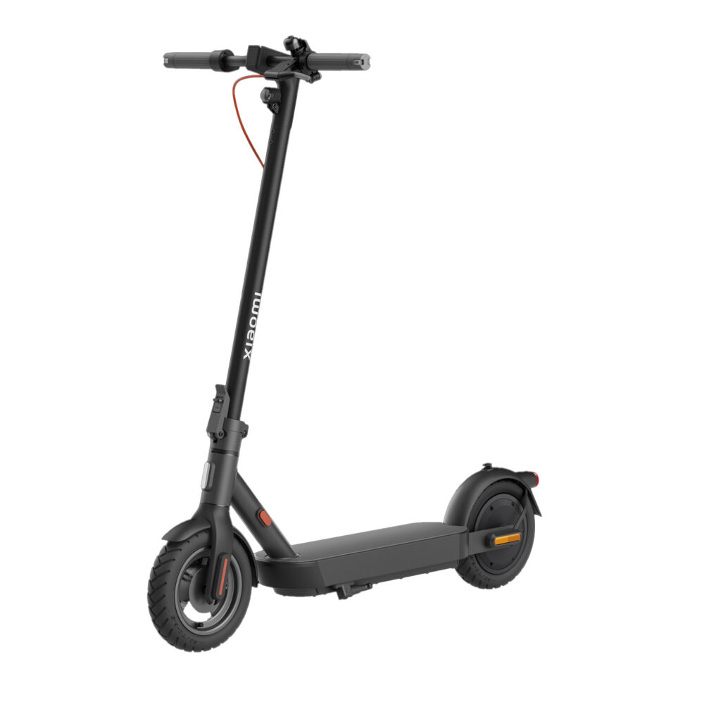 Front side angled view of the Xiaomi 4 Ultra electric scooter.