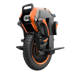 Front side angled view of the InMotion V14 Adventure unicycle.