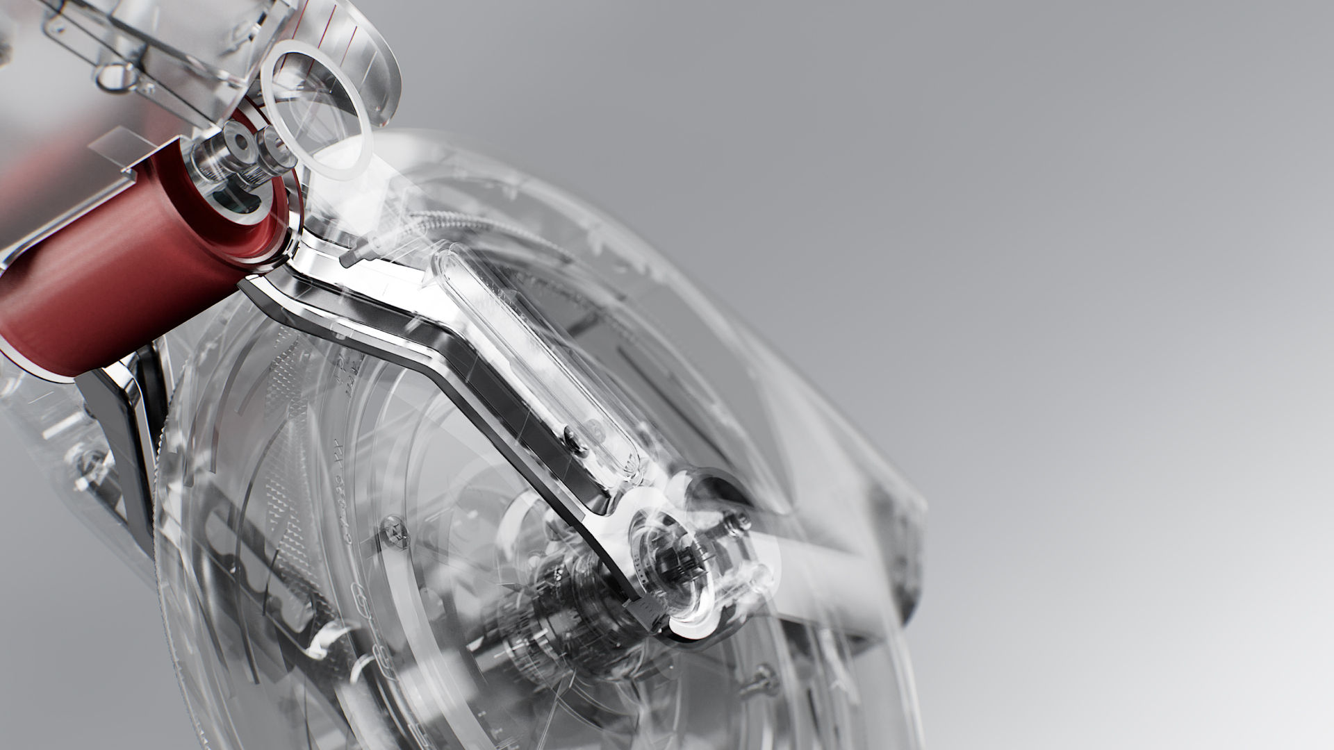 Illustrative image of the Segway-Ninebot E3 Pro electric scooter's rear suspension.