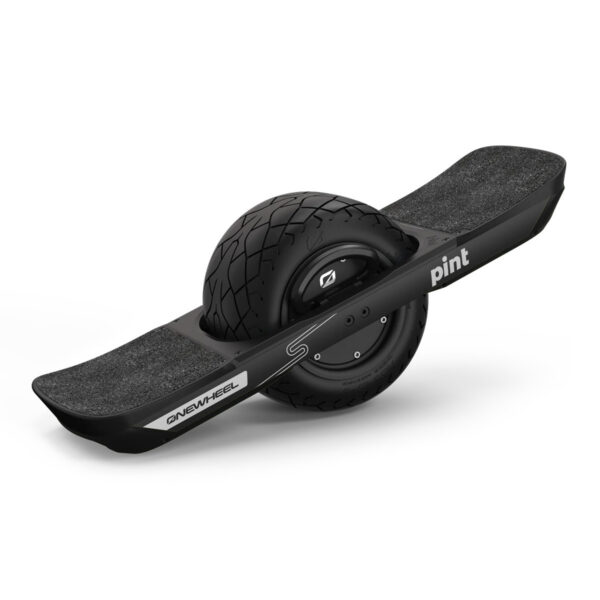 Side view of the Onewheel Pint S electric unicycle on white background.