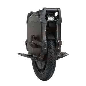 Front angled view of the Veteran Sherman L electric unicycle.