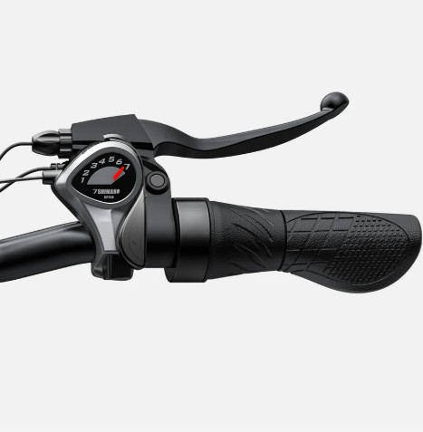 Close-up of the Engwe E26 electric bicycle LCD display.