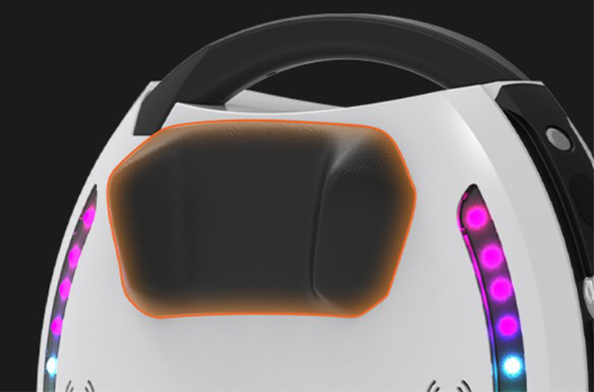 Close-up image of the Kingsong KS-18XL electric unicycle's power pad.
