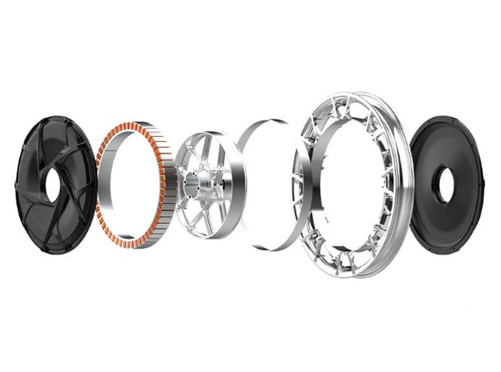 Illustrative image of the Kingsong S18 Pro+ electric unicycle's motor.